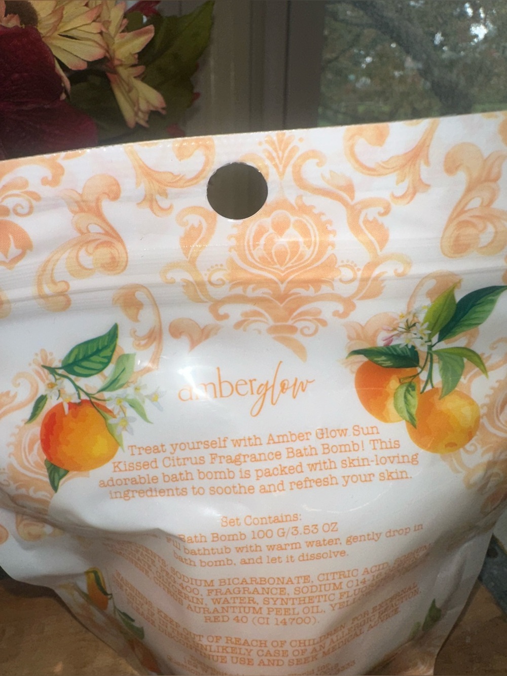 Amber Glow shaped bath bombs ~ Lemon, Orange Flower - Picture 9 of 11